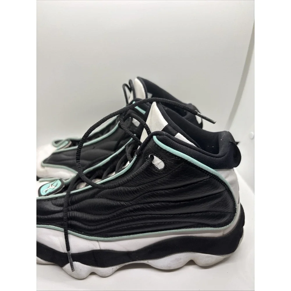 Nike Jordan Pro Strong DC8418-001 Black Aqua White Mens Sneaker Size 10